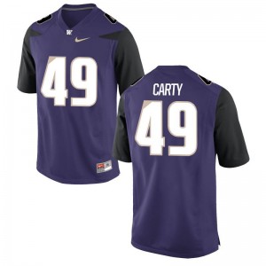 Washington University A.J. Carty Limited Jerseys Purple Mens