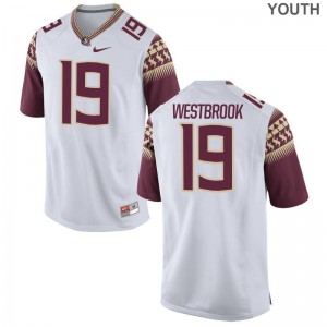 Seminoles Game A.J. Westbrook For Kids White Jersey