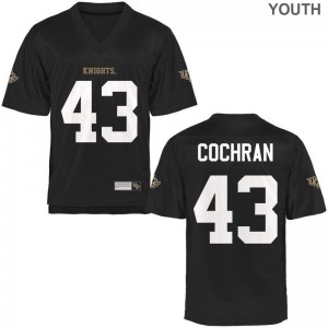 Youth(Kids) Limited Knights Jerseys Aaron Cochran Black Jerseys