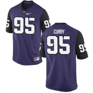 Aaron Curry Horned Frogs Jersey Mens Limited - Purple Black