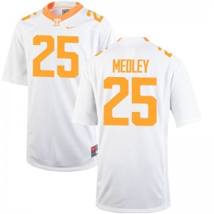 Aaron Medley For Men Jerseys Tennessee Vols White Game