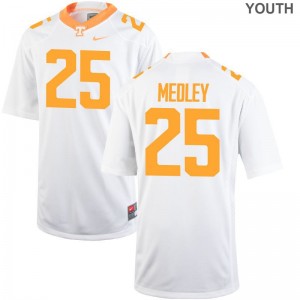 UT Aaron Medley Jersey Youth Game White