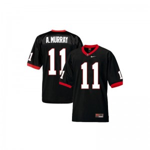 Aaron Murray Limited Jersey Men Stitched Georgia Bulldogs Black Jersey