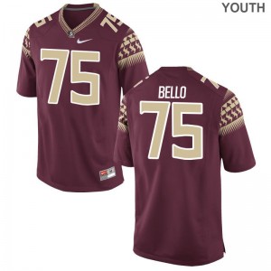 Youth(Kids) Limited Football Florida State Seminoles Jerseys Abdul Bello Garnet Jerseys