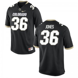 Game Mens Colorado Buffaloes Jerseys Akil Jones - Black