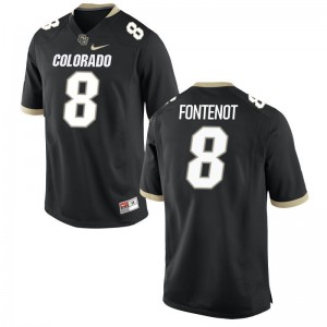 Alex Fontenot Limited Jerseys Men Stitched Colorado Buffaloes Black Jerseys