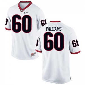 Georgia Allen Williams Jerseys For Men Limited White Jerseys