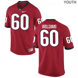 Georgia Allen Williams Jersey Red Youth(Kids) Game