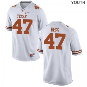 University of Texas Andrew Beck Jerseys Limited For Kids White