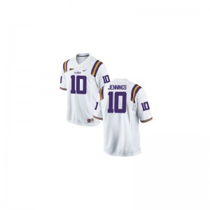 Tigers Anthony Jennings Jersey Youth(Kids) White Limited
