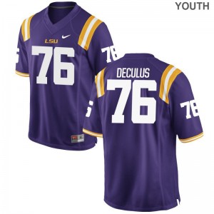 LSU Austin Deculus Limited For Kids Stitch Jersey - Purple