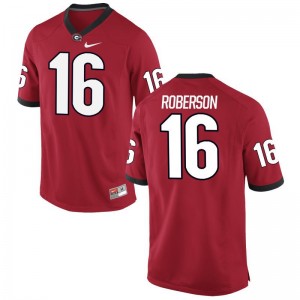 Caleeb Roberson Jersey Georgia Bulldogs Red Limited Men Stitched Jersey