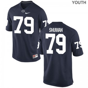 Penn State Nittany Lions Charlie Shuman Jerseys Navy Kids Limited