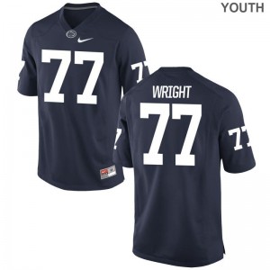 Chasz Wright Nittany Lions For Kids Jersey Navy Game Jersey