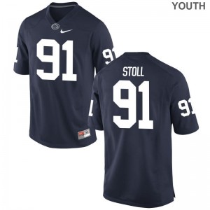 Navy Chris Stoll Jersey Nittany Lions Limited Youth(Kids)