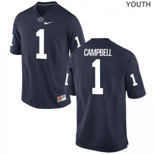 For Kids Christian Campbell Jerseys Navy Game Penn State Nittany Lions Jerseys