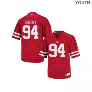 Conor Sheehy Wisconsin Badgers Jersey Authentic Kids - Red