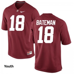 Cooper Bateman Alabama Crimson Tide Jerseys Limited Youth(Kids) Red