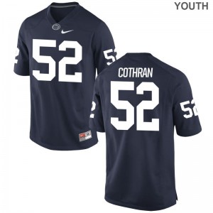 Curtis Cothran Youth Jersey Penn State Nittany Lions Navy Limited