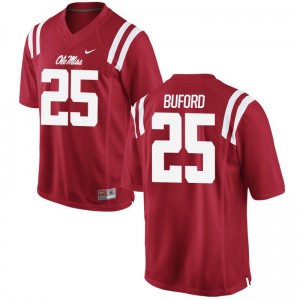 Red D.K. Buford Jerseys Ole Miss Rebels Mens Limited