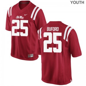 Game D.K. Buford Jersey Rebels Youth Red