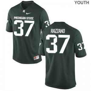 Limited Dante Razzano Jerseys Spartans For Kids Green