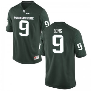 Dominique Long For Men Michigan State Jerseys Green Limited Player Jerseys