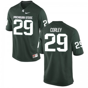 Donnie Corley Spartans Jerseys Mens Game Green