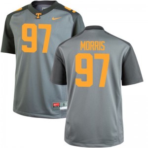 For Kids Limited Stitched Tennessee Volunteers Jersey Jackson Morris Gray Jersey