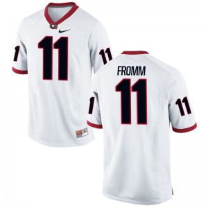 Jake Fromm Mens Jersey Limited Georgia - White