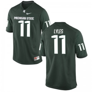 Michigan State Spartans Mens Limited Jamal Lyles Jersey - Green