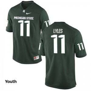 Michigan State Spartans Youth Limited Jamal Lyles Jerseys - Green