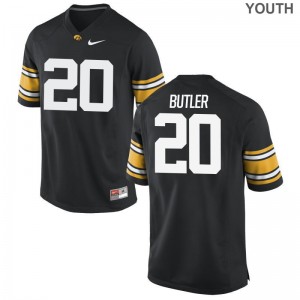 James Butler Youth Jerseys Black Iowa Limited