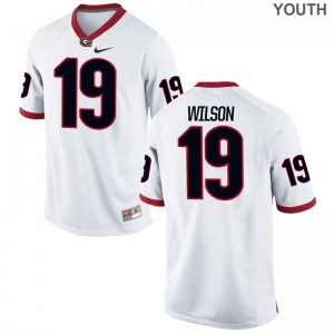 Jarvis Wilson UGA Jerseys Youth(Kids) Limited Jerseys - White