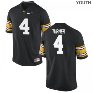 Josh Turner Hawkeyes Jerseys Black Youth Limited