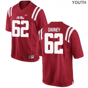 Kamden Darney Ole Miss Jersey Game Youth(Kids) - Red