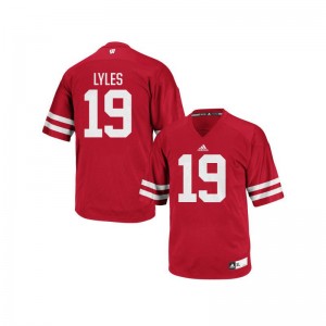 Wisconsin Kare Lyles Jersey Mens Red Replica