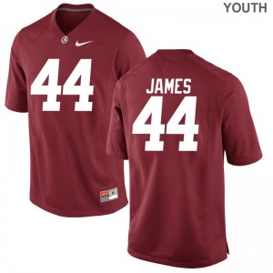 University of Alabama Kedrick James Limited Jerseys Red Youth
