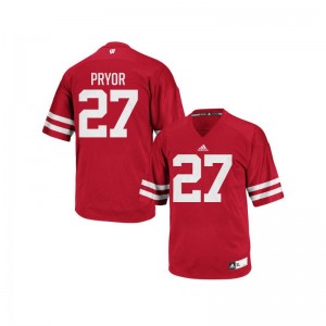 Kendric Pryor For Kids Jersey Authentic University of Wisconsin Red
