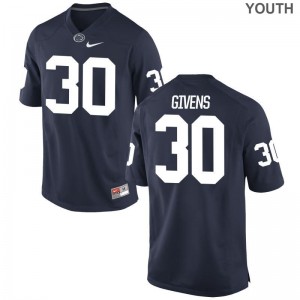 Penn State Jerseys Kevin Givens Game Youth - Navy