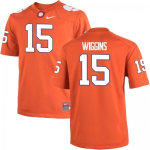 Clemson Tigers Korrin Wiggins Jerseys For Kids Game - Orange