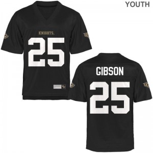 Kyle Gibson UCF Knights Jerseys Game Kids Jerseys - Black