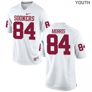 Lee Morris Oklahoma Sooners Kids Jersey White Limited Jersey