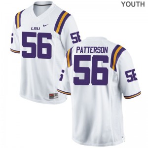 M.J. Patterson Jersey Louisiana State Tigers For Kids Game - White