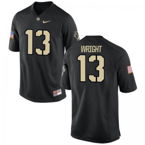 Markus Wright Army Jerseys Black Game For Men