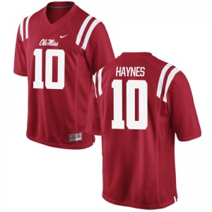 Marquis Haynes Ole Miss Jersey Youth(Kids) Game Jersey - Red