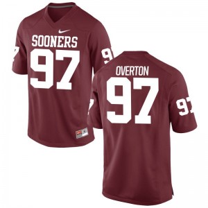 Limited Sooners Marquise Overton Mens Jersey - Crimson