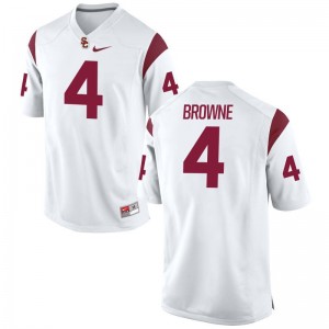 USC Max Browne Jerseys For Men Limited White