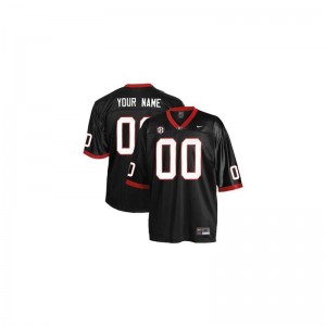 Customized Jersey UGA Bulldogs Limited For Men - Black