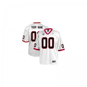 Georgia Limited Mens Customized Jersey - White